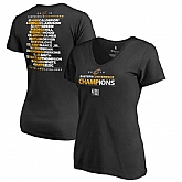 Women Cleveland Cavaliers Fanatics Branded 2018 Eastern Conference Champions Backcourt Blacktop T Shirt Black,baseball caps,new era cap wholesale,wholesale hats
